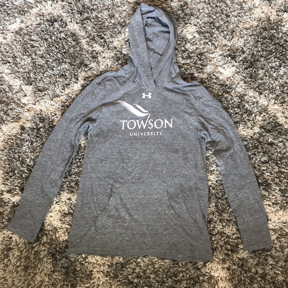 Towson Univeristy U/A Long Sleeve With Hood